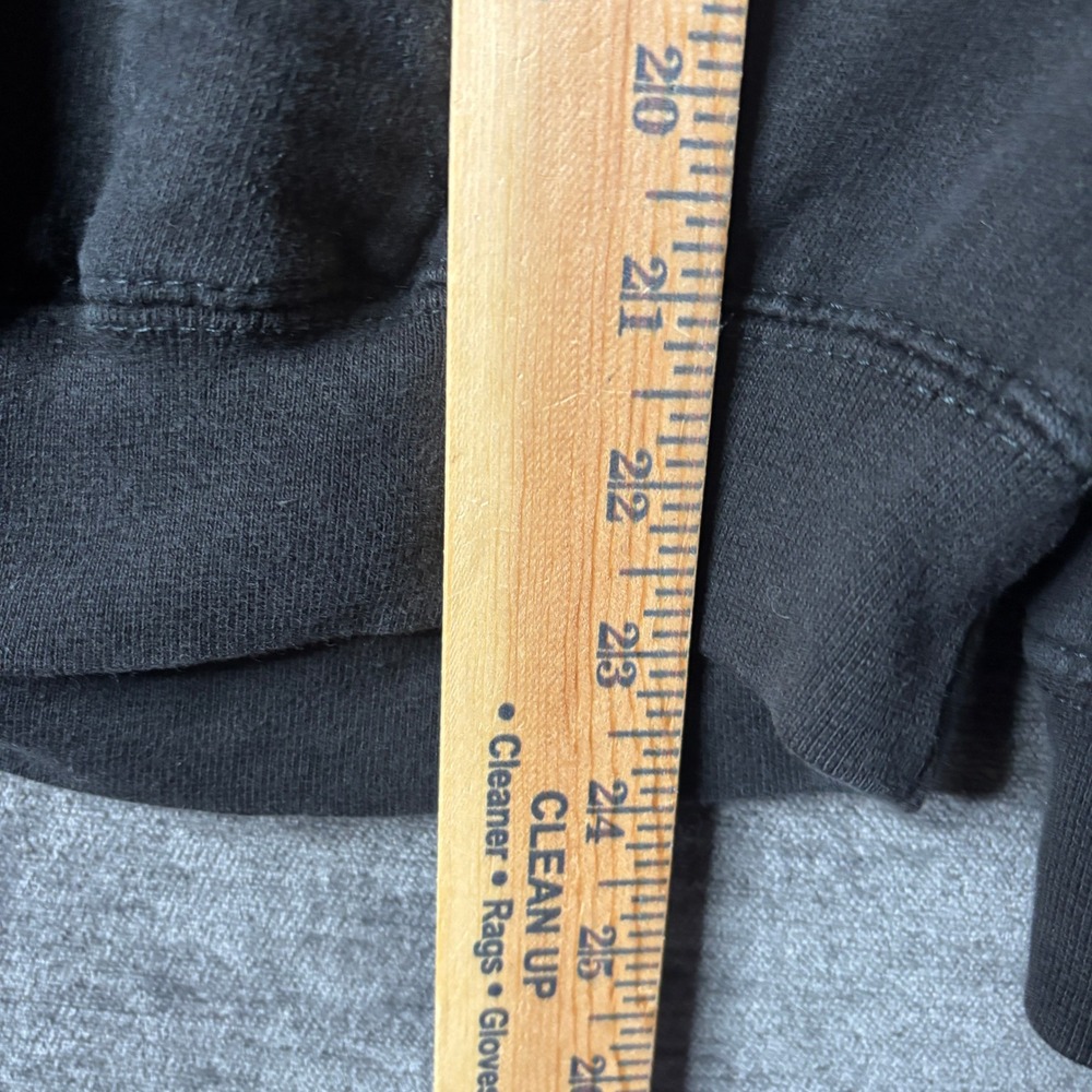 Pacific & Co Tomahawk Fall Ride 2011 Biker Hoodie Black Eagle Flames Mens Small - Picture 7 of 9